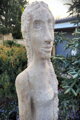 Langhaarige Frau