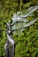 Mädchen im Wind