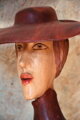 Dame mit Regenschirm