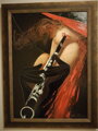 Schöner Klarinettist 