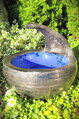 Garten-Vogeltränke Silber II