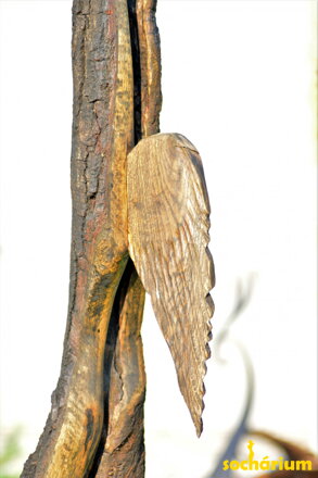 Blitzschlag-Skulptur - Engel