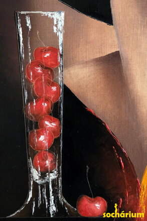 Mädchen mit Kirschen