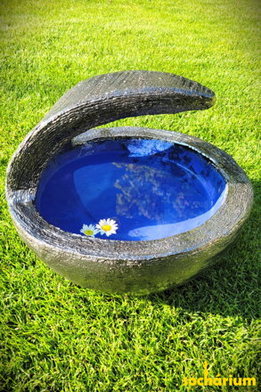 Garten-Vogeltränke Silber I