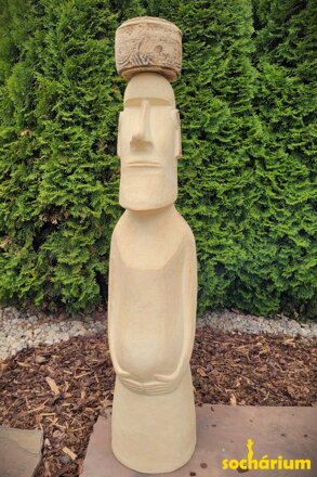 Moai mit Hut II