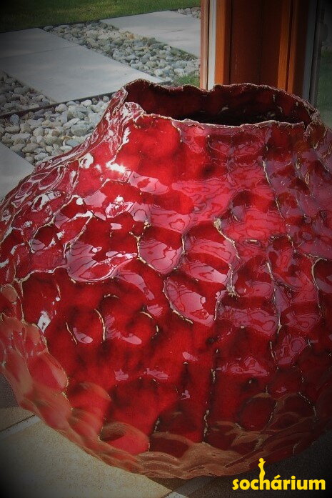 Rote Vase