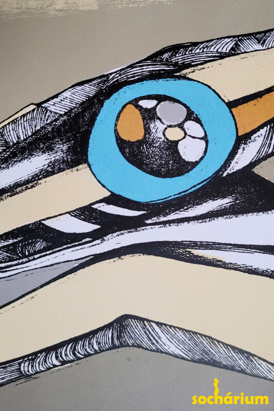 Blaues Auge