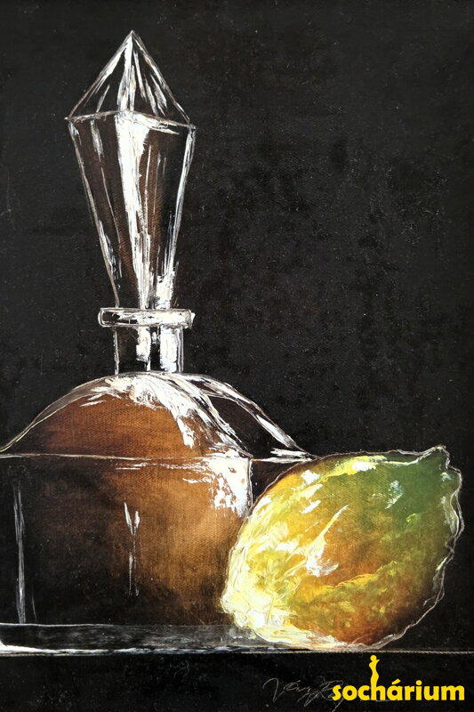 Stillleben mit Zitrone