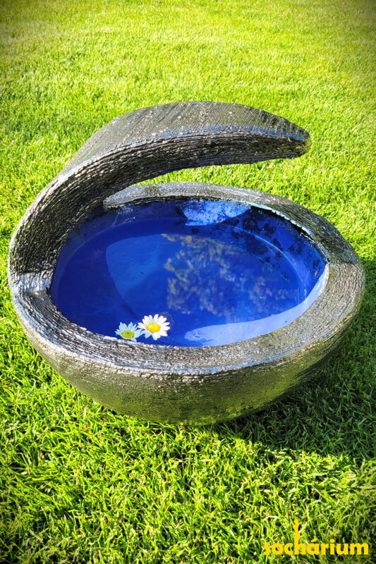 Garten-Vogeltränke Silber I