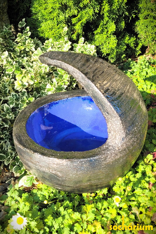 Garten-Vogeltränke Silber II