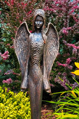 Bronzener Engel